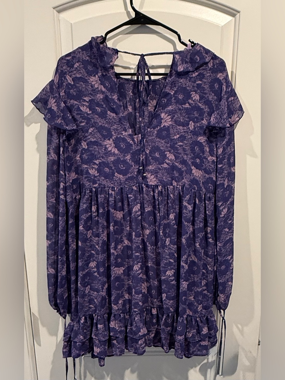 Free People Purple These Dreams Mini Dress - Picture 3 of 8